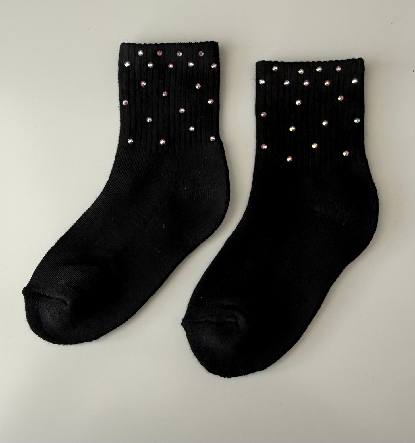 Rhinestone Crew socks - Youth and Adult