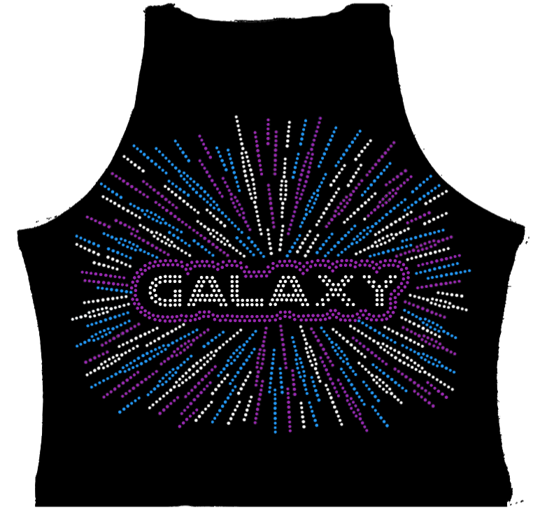 GALAXY Racer back crop