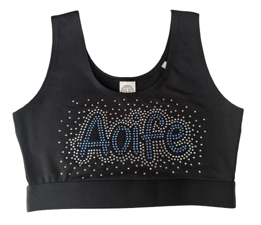 Customised sports bra and shorts set