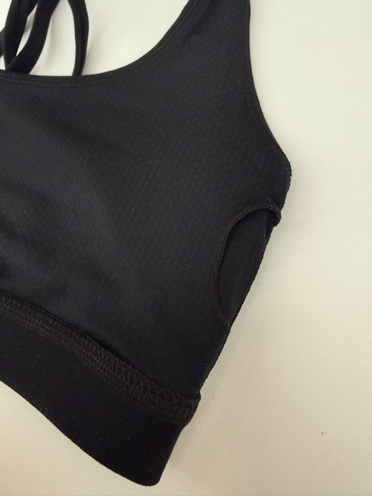 Rhinestone sports bra with crossover straps - Adult and Child