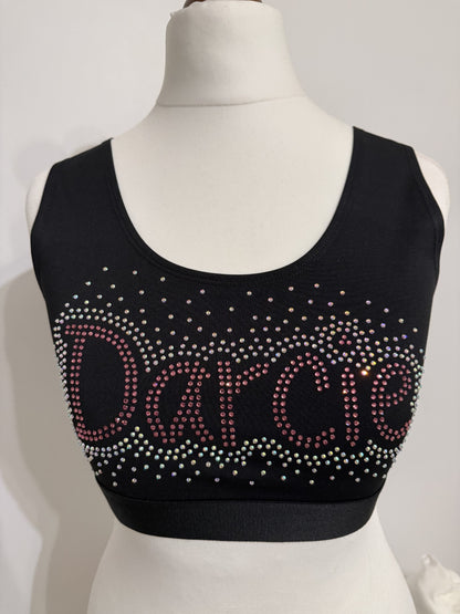 Customised Name Sports Bra - Youth and Adult