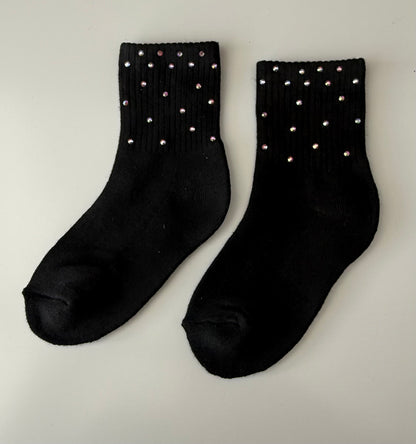 Rhinestone Crew socks - Youth and Adult