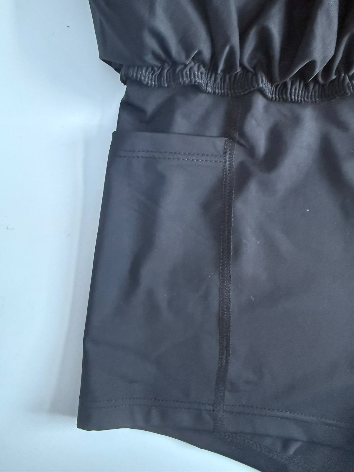 Black rhinestone butterfly shorts